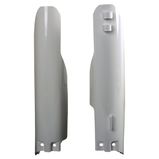 Polisport Suzuki Fork Guards RM 125 250 2001 - 2006, White - motocross4u