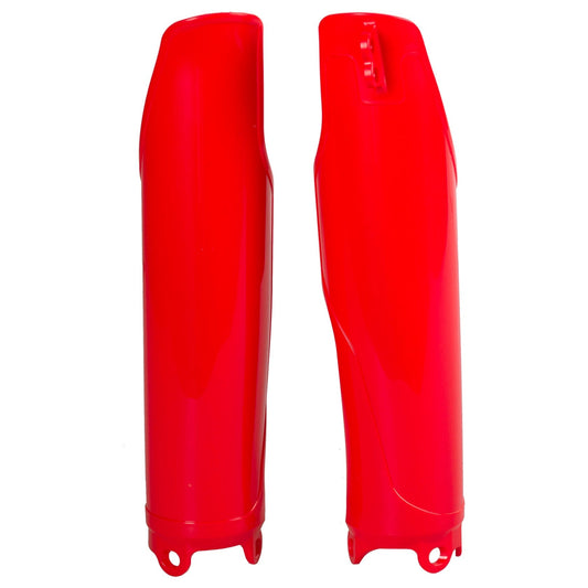 Polisport Honda Fork Guards CR 125 250 2004 - 2007 CRF 250 R 450 R 2004 - 2018, Red - motocross4u