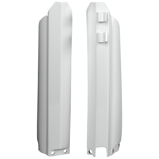 Polisport Yamaha Fork Guards YZ 125 250 1996 - 2004 YZF 250 2001 - 04 YZF 400 1998 - 1999 YZF 426 2000 - 01, White - motocross4u