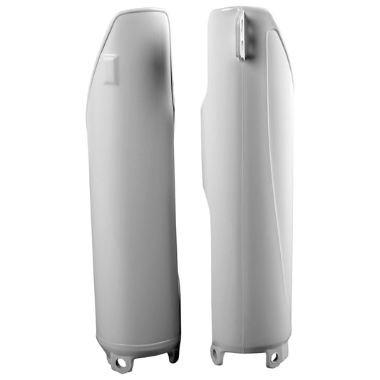 Polisport Honda Fork Guards CR 125 250 1995 - 2003 CR 500 95 - 2002 CRF 450 R 02 – 03, White - motocross4u
