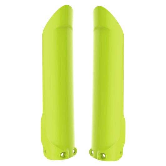 Polisport KTM Fork Guards SX SXF 2015 - 2022 EXC EXCF 2016 - 22 Husqvarna TC FC 15 - 22 TE FE 16 - 22, Fluo Yellow - motocross4u