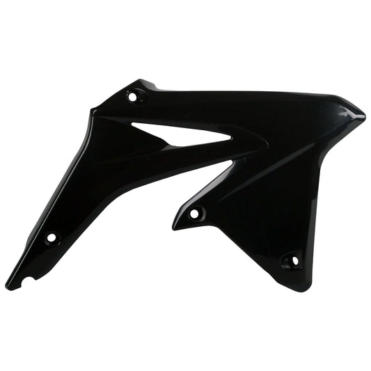 Polisport Suzuki Radiator Scoops RMZ 450 2008 - 2017, Black - motocross4u
