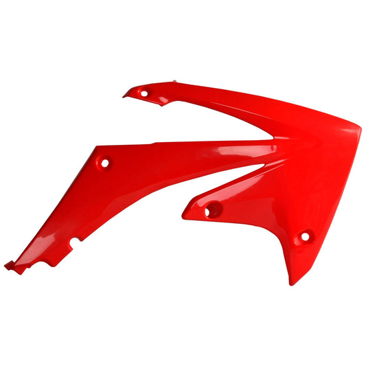 Polisport Honda Radiator Scoops CRF 250 R 2010 - 2013 CRF 450 R 2009 - 2012, Red - motocross4u