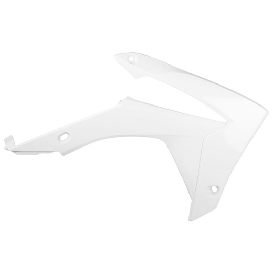 Polisport Honda Radiator Scoops CRF 250 R 2014 - 2017 CRF 450 R 2013 - 2016, White - motocross4u