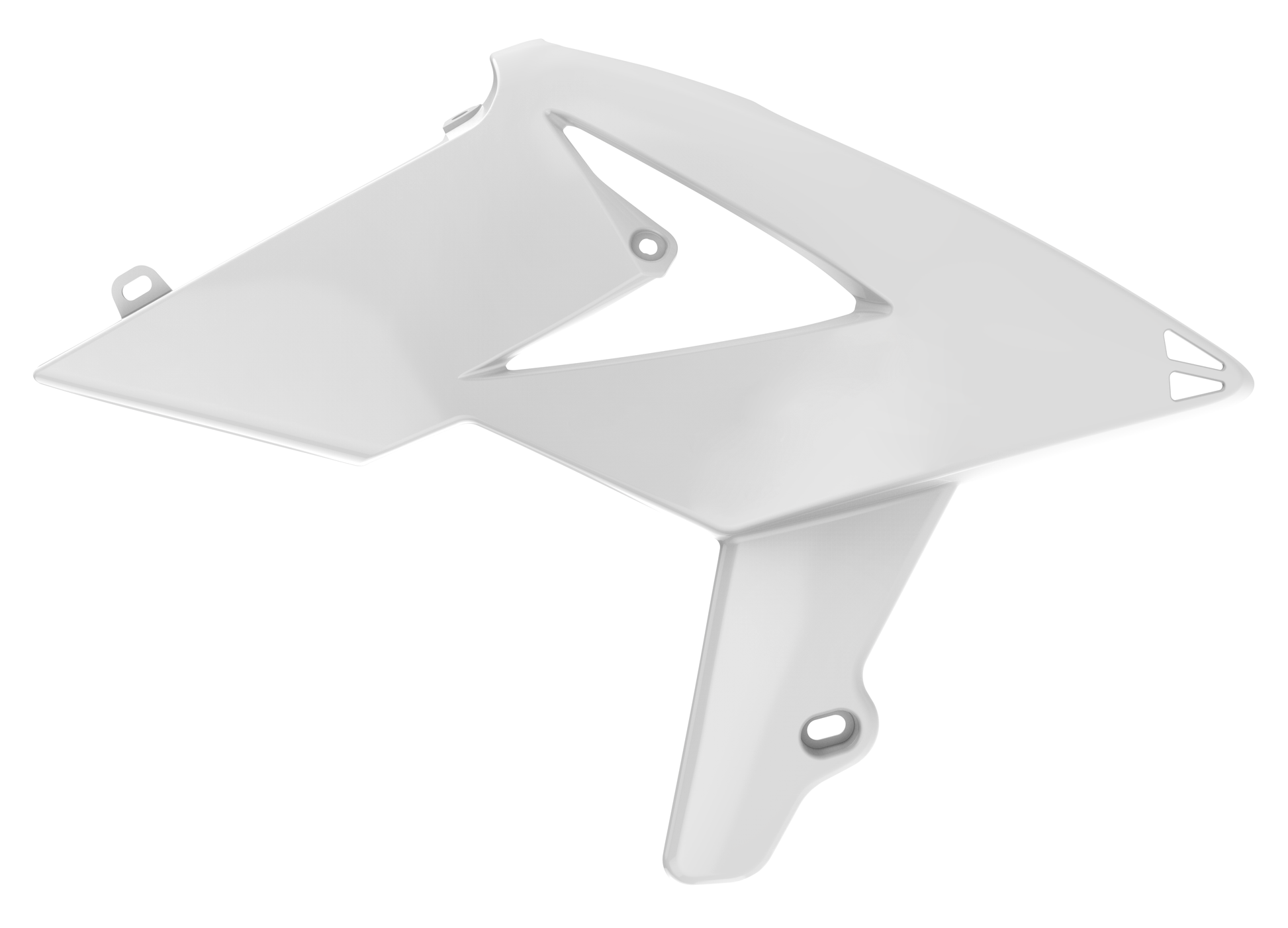 Polisport Beta Plastic Kit with Fork Guards RR ENDURO 2019 ONLY, White - motocross4u