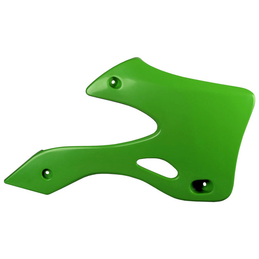 Polisport Kawasaki Radiator Scoops KX 125 KX 250 1999 - 2002, Green - motocross4u