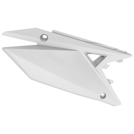 Polisport Suzuki Side Panels RMZ 250 2019 - 2022 RMZ 450 2018 - 22, White - motocross4u