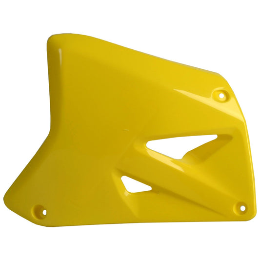 Polisport Suzuki Radiator Scoops RM 125 RM 250 2001 - 2008, Yellow - motocross4u