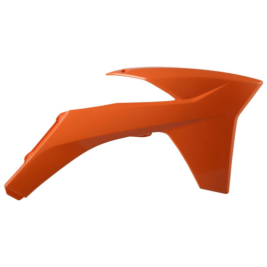 Polisport KTM Radiator Scoops SX SXF 2011 - 2012 EXC EXCF 12 - 2013, Orange - motocross4u