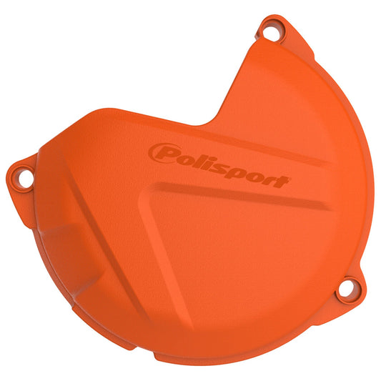 Polisport KTM Clutch Cover Protector SX XC 125 150 2009 - 2015 EXC XCW 125 150 200 09 - 2016 Husqvarna TC 125 2014 - 15 TE 125 150 14 - 16, Orange - motocross4u