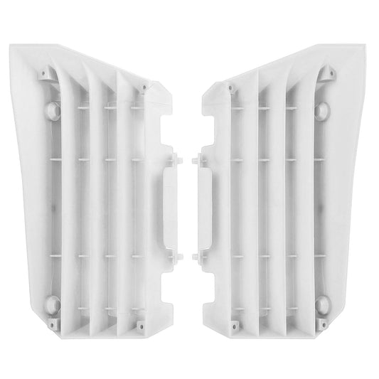 Polisport Yamaha Radiator Louvers YZF 250 2014 - 2018 YZF 450 14 - 2017 WRF 250 YZ 250 FX 2015 - 2019 WRF 450 YZ 450 FX 2016 - 18, White - motocross4u