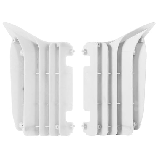 Polisport Yamaha Radiator Louvers YZF 250 2010 - 2013, White - motocross4u