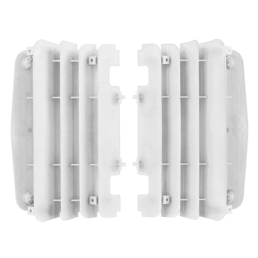 Polisport Yamaha Radiator Louvers YZF 450 2010 - 2013, White - motocross4u