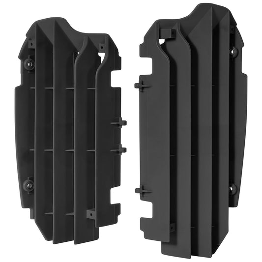 Polisport Kawasaki Radiator Louvers KXF 250 2013 - 2016, Black - motocross4u