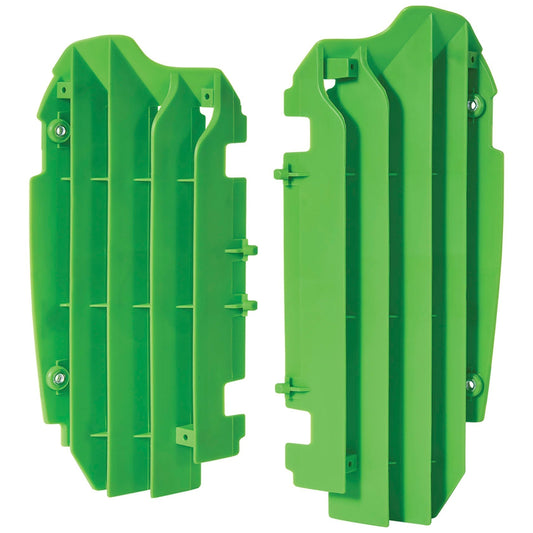 Polisport Kawasaki Radiator Louvers KXF 250 2013 - 2016, Green - motocross4u