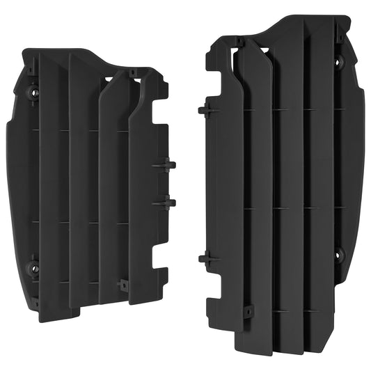 Polisport Kawasaki Radiator Louvers KXF 450 2012 - 2015, Black - motocross4u