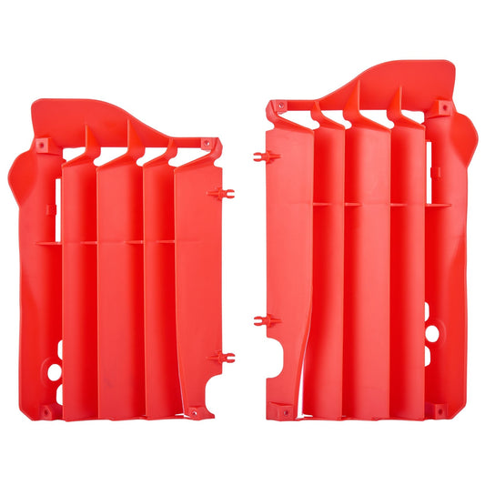 Polisport Honda Radiator Louvers CRF 250 R 2016 - 2017 CRF 450 R 2015 - 2016, Red - motocross4u