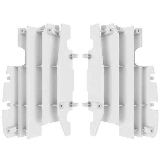 Polisport Honda Radiator Louvers CR 125 250 2005 - 2007, White - motocross4u