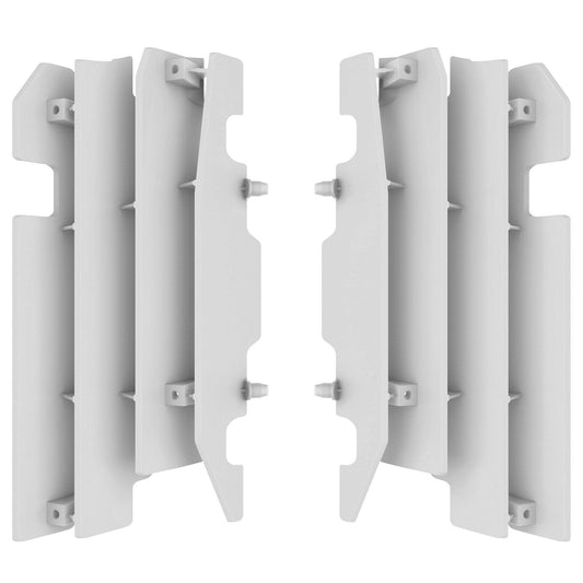 Polisport Honda Radiator Louvers CR 125 250 2000 - 2004 CRF 450 R 2003 - 04, White - motocross4u