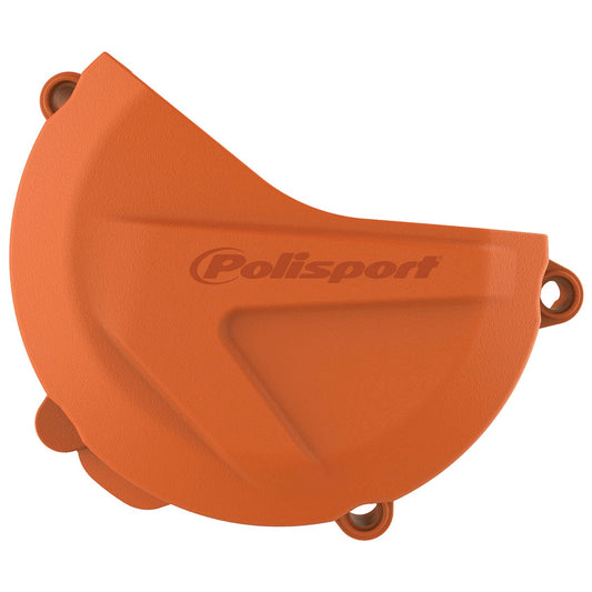 Polisport KTM Clutch Cover Protector SX XC 125 150 2016 - 2018 EXC XCW 125 150 200 2017 - 18 Husqvarna TC 125 16 - 18 TE 125 150 17 - 18, Orange - motocross4u