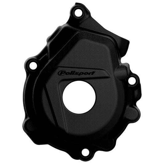Polisport KTM ignition Cover Protector SXF 250 350 2016 - 2022 Husqvarna FC 250 350 16 - 22 Gas Gas MCF 250 2021 - 2023, Black - motocross4u