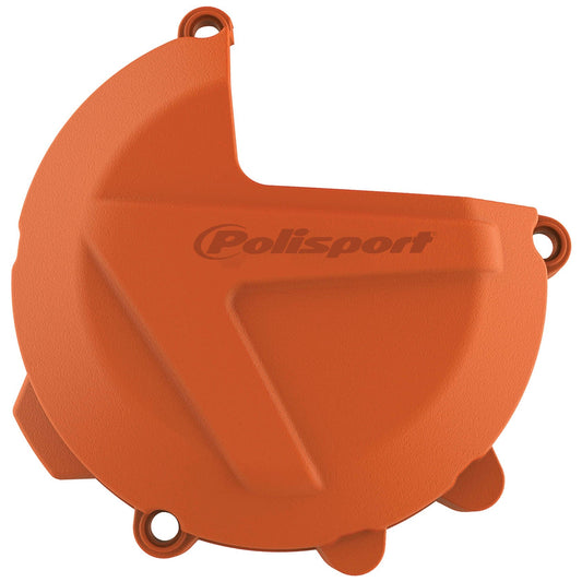 Polisport KTM Clutch Cover Protector SX XC EXC XCW 250 300 2 Strokes 2017 - 2022 Husqvarna TC TE 250 300 17 - 22, Orange - motocross4u