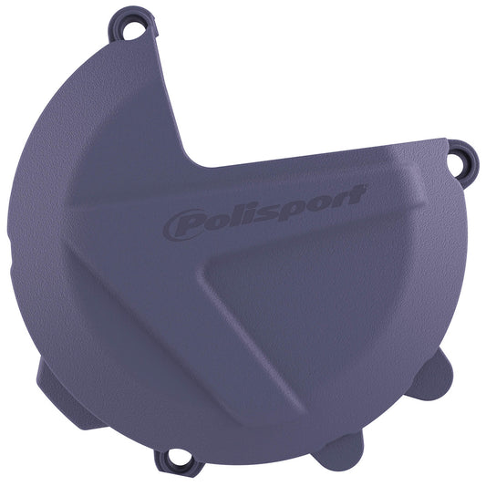 Polisport KTM Clutch Cover Protector Freeride 250 F 2018 - 2019 Husqvarna FE 250 350 2019 - 2022, Blue - motocross4u