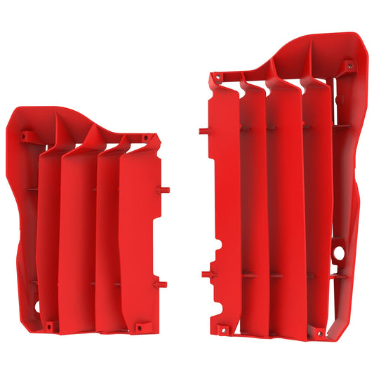 Polisport Honda Radiator Louvers CRF 450 R / RX 2017 - 2020, Red - motocross4u