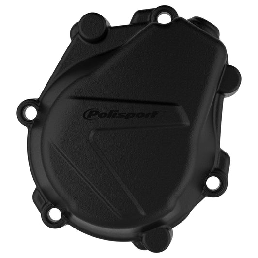 Polisport KTM ignition Cover Protector SXF 450 2016 - 2022 Husqvarna FC FS 450 16 - 2018 FX 450 2017 - 20, Black - motocross4u