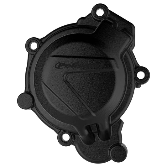 Polisport KTM ignition Cover Protector SX 125 150 2016 - 2022 Husqvarna TC 125 16 - 22, Black - motocross4u