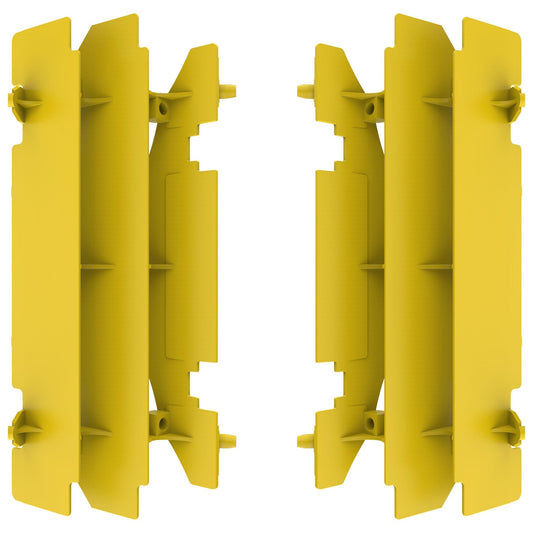 Polisport Suzuki Radiator Louvers RM 125 2001 - 2008 RM 250 1996 - 2006, Yellow - motocross4u