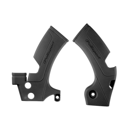 Polisport Kawasaki Frame Guards KXF 450 2009 - 2018, Black - motocross4u