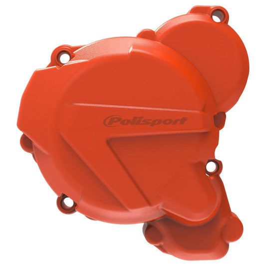 Polisport KTM Husqvarna Gas Gas Ignition Cover Protector EXC TE 250 300 2 strokes 2017 - 2023 EC 250 300 2021 - 23, Orange - motocross4u