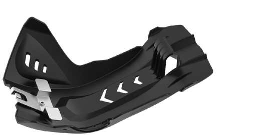 Polisport KTM Husqvarna Gas Gas Fortress Skid Plate SXF FC 250 350 2016 - 2022 EXCF FE 250 350 2017 - 2023 SXF FC 450 2019 - 22 MCF ECF 250, Black - motocross4u