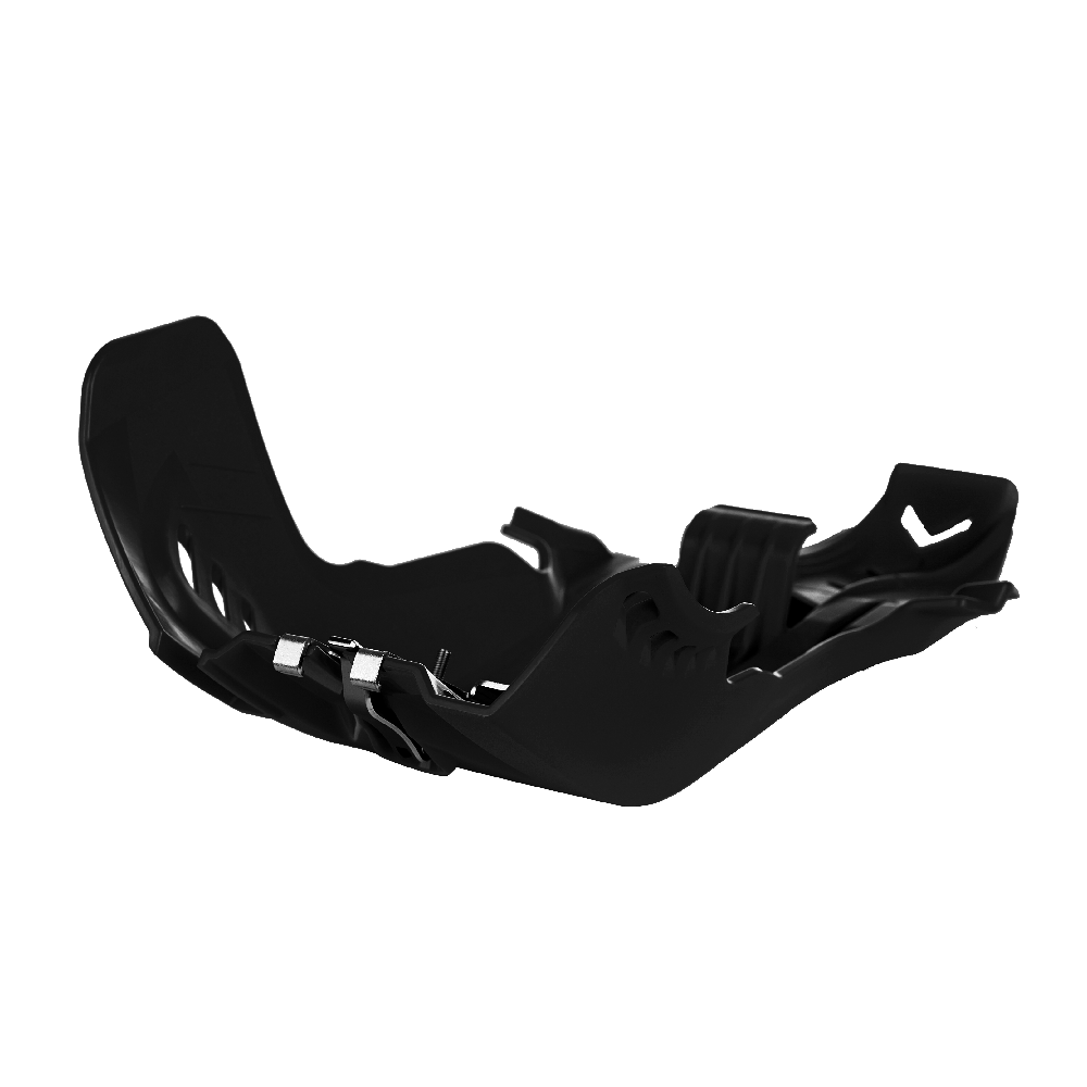 Polisport KTM Husqvarna Fortress Skid Plate Linkage Protection SX TC 250 2017 - 2018 EXC TE 250 300 17 - 2019, Black - motocross4u