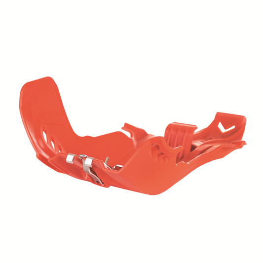 Polisport KTM Husqvarna Fortress Skid Plate Linkage Protection SX TC 250 2017 - 2018 EXC TE 250 300 17 - 2019, Orange - motocross4u