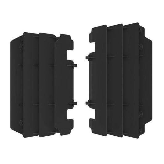Polisport Kawasaki Radiator Louvers KX 250 2005 - 2007, Black - motocross4u