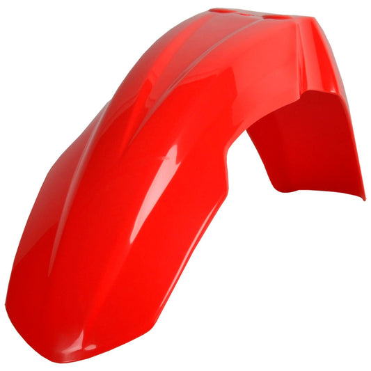Polisport Honda Front Fender CR 125 250 2004 - 2007 CRF 250 R 04 - 2009 CRF 450 R 04 - 2008, Red - motocross4u