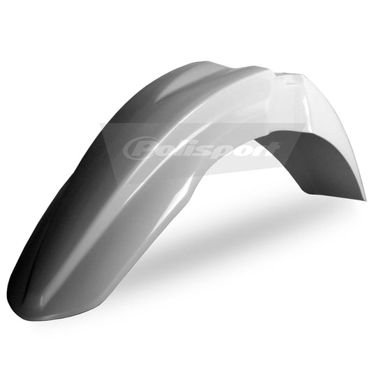 Polisport Kawasaki Front Fender KXF 250 KXF 450 2009 - 2012, White - motocross4u