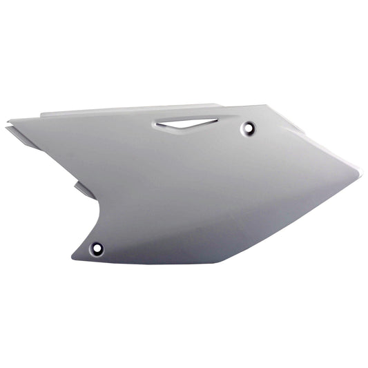 Polisport Kawasaki Side Panels KXF 250 2004 - 2005 Suzuki RMZ 250 04 - 2006, White - motocross4u