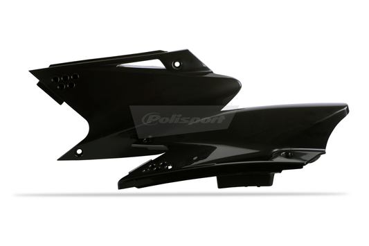 Polisport Kawasaki Side Panels KXF 250 2006 - 2008, Black - motocross4u