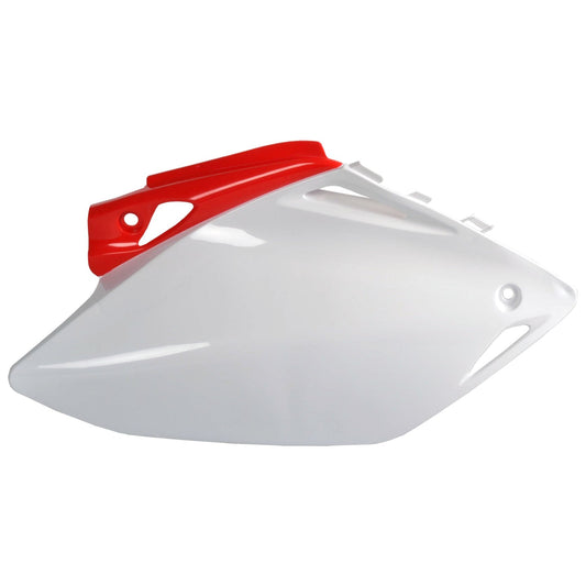 Polisport Honda Side Panels CRF 450 R 2007 - 2008, Red / White - motocross4u
