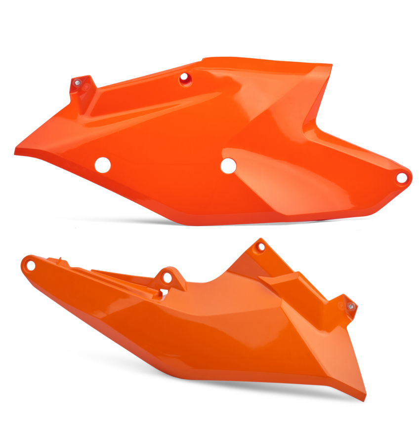 Polisport KTM Plastic Kit with Fork Guards EXC EXCF 2017 - 2019, OEM with Fork Guards - motocross4u