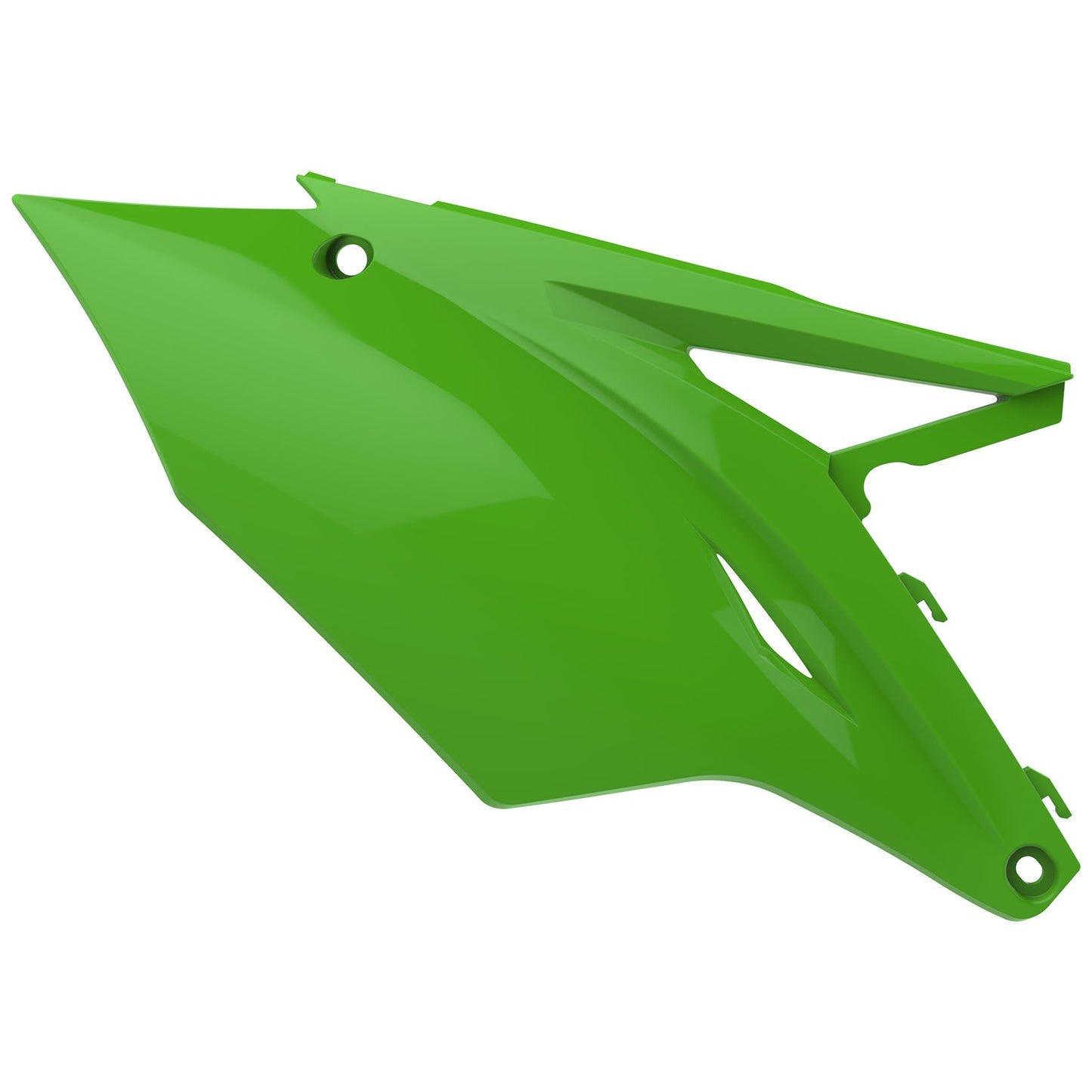 Polisport Kawasaki Side Panels KXF 250 2017 - 2020 KXF 450 2016 - 2018, Green - motocross4u