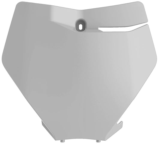 Polisport KTM Number Plate SX SXF 2019 - 2022, White - motocross4u