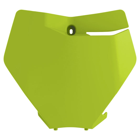 Polisport KTM Number Plate SX SXF 2019 - 2022, Neon Yellow - motocross4u