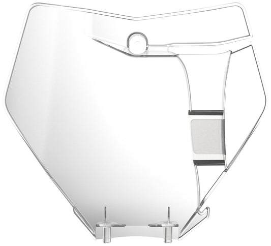 Polisport KTM Number Plate SX SXF 2019 - 2022, Clear - motocross4u