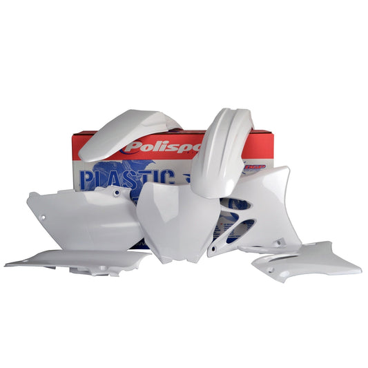 Polisport Yamaha Plastic Kit YZ 125 YZ 250 2006 - 2014, White - motocross4u