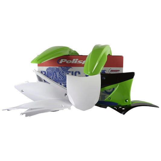 Polisport Kawasaki Plastic Kit KXF 450 2009 - 2011, Green - motocross4u