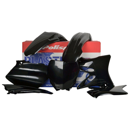 Polisport Yamaha Plastic Kit YZ 125 YZ 250 2006 - 2014, Black - motocross4u